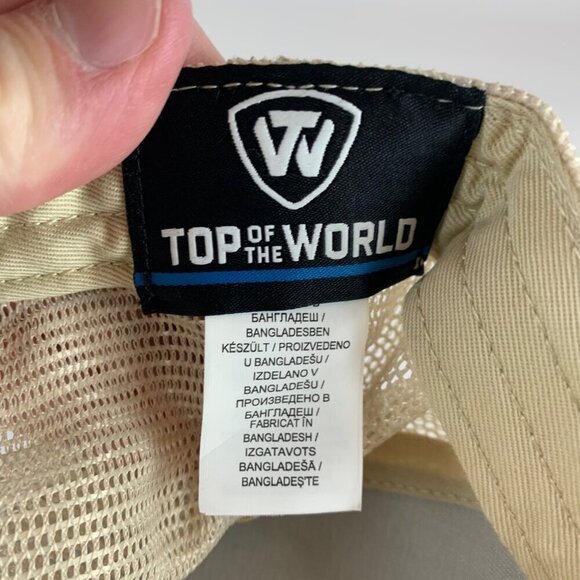 Auburn Tigers Navy Blue Orange Top of the World Relaxed Fit Snapback Trucker Hat - Picture 5 of 5